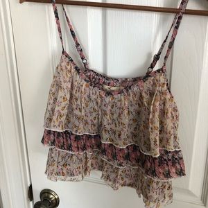 Holister Floral Crop Top